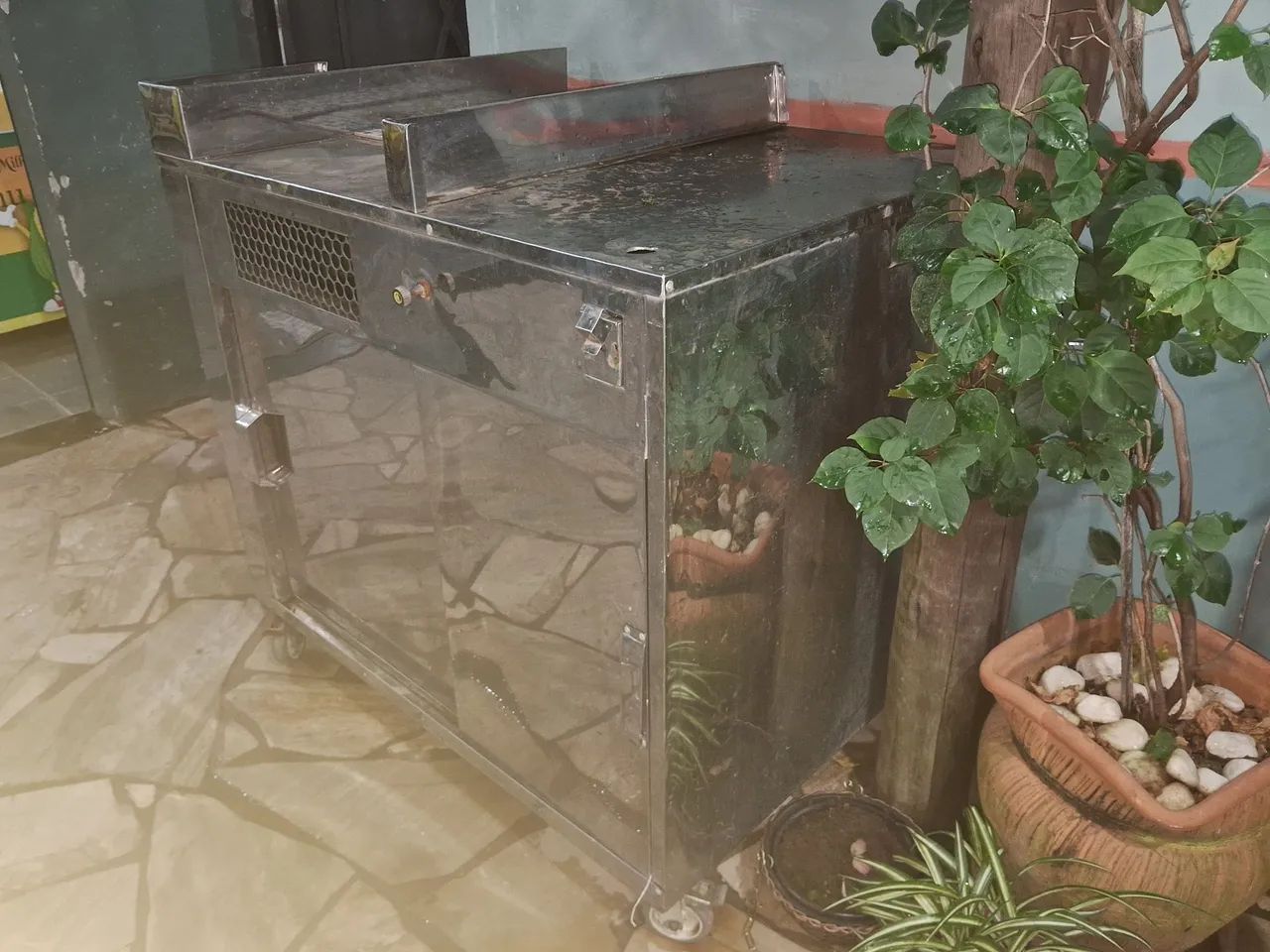 Carrinho INOX venda Milho Cozido ou Pastéis  - Foto 5