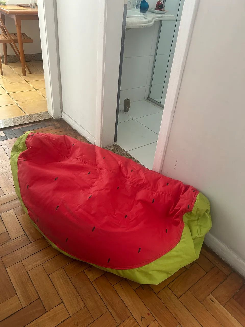 Puff em formato de melancia tok stok - Foto 3