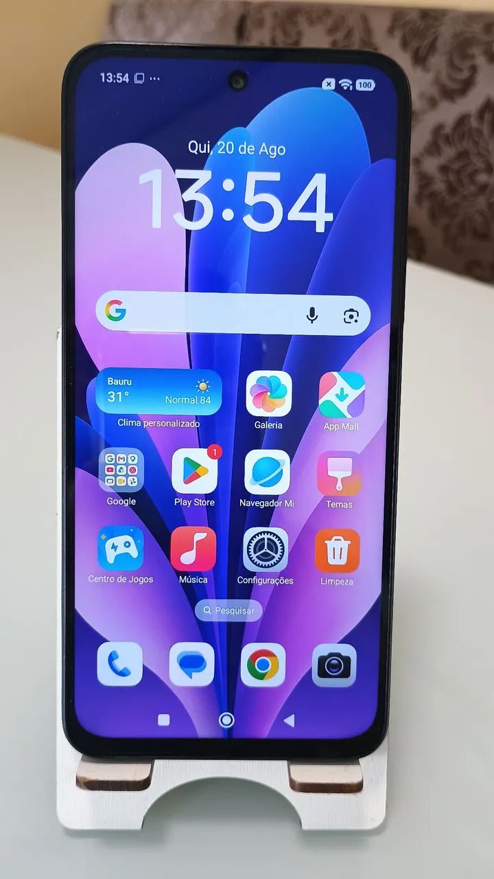 Celular Redmi 15 128GB - Impecável / Pouquíssimo Uso (Com Película e Capa) - Foto 2