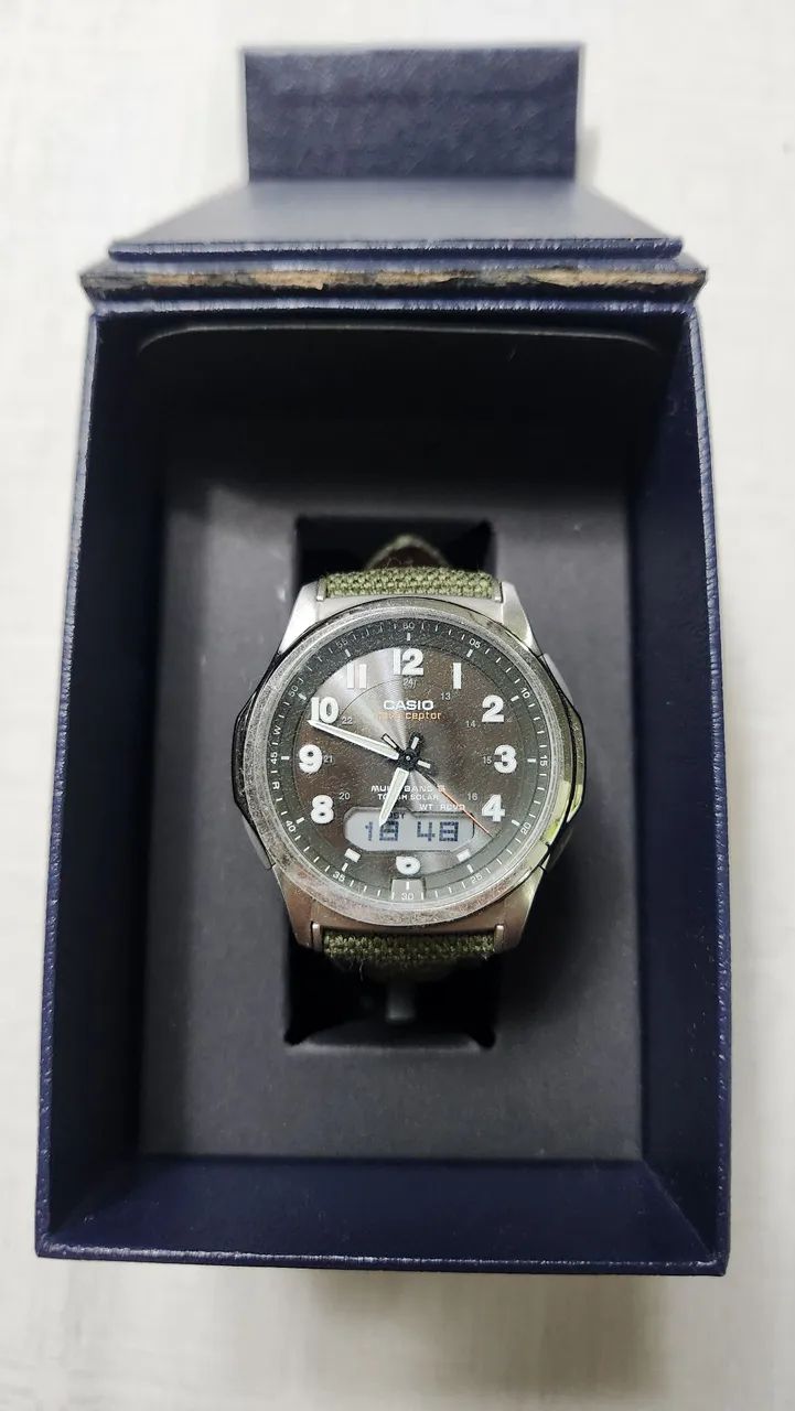 Relógio Casio Wave Ceptor WVA-M630B-3AJF Solar - NOVO - Foto 3
