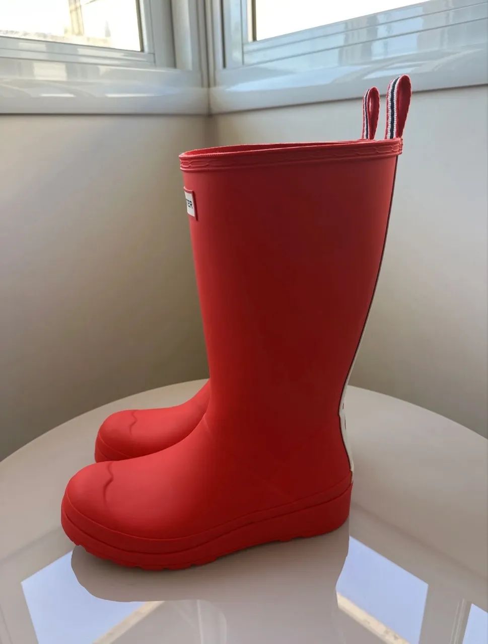 Bota Hunter Galocha Vermelha 37 - Foto 3