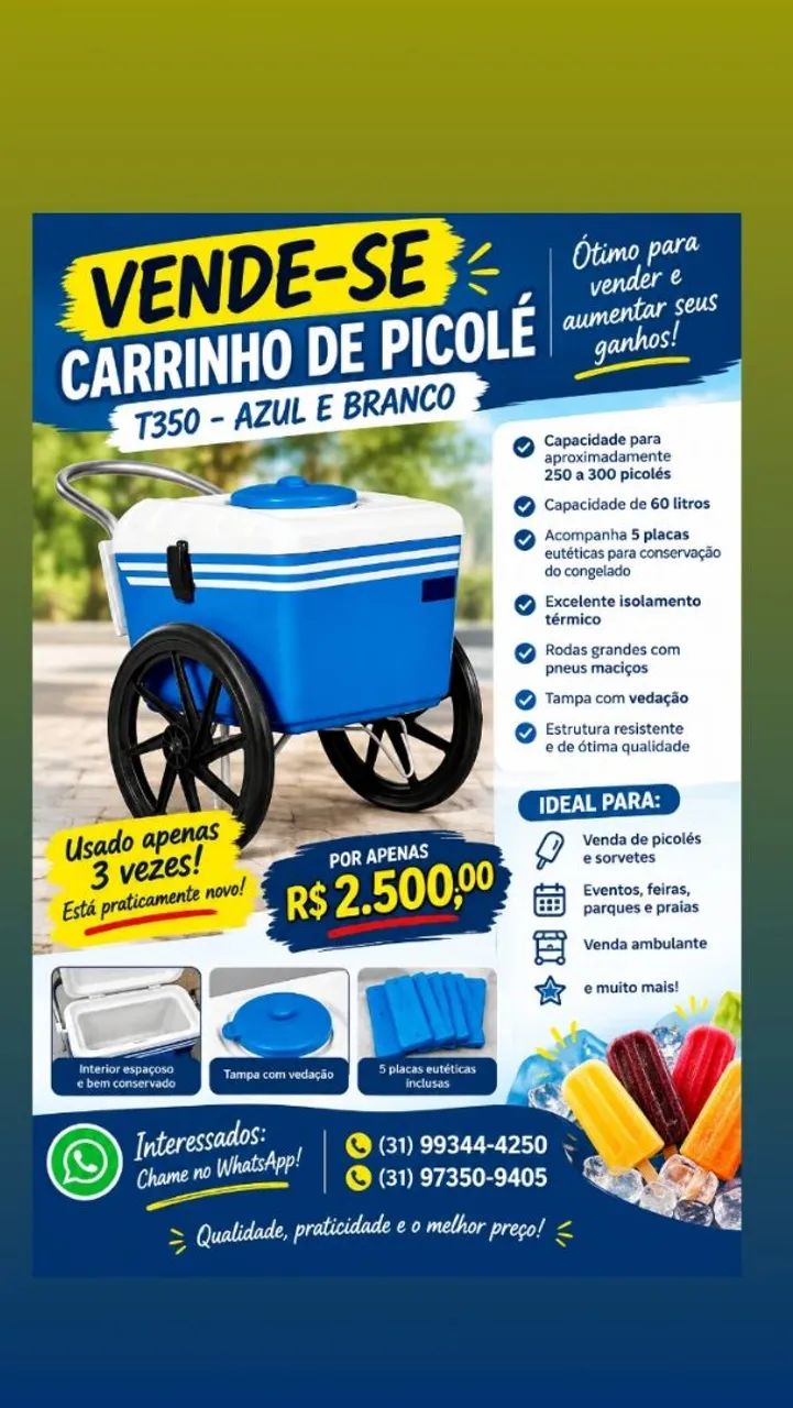 Carrinho de picolé 