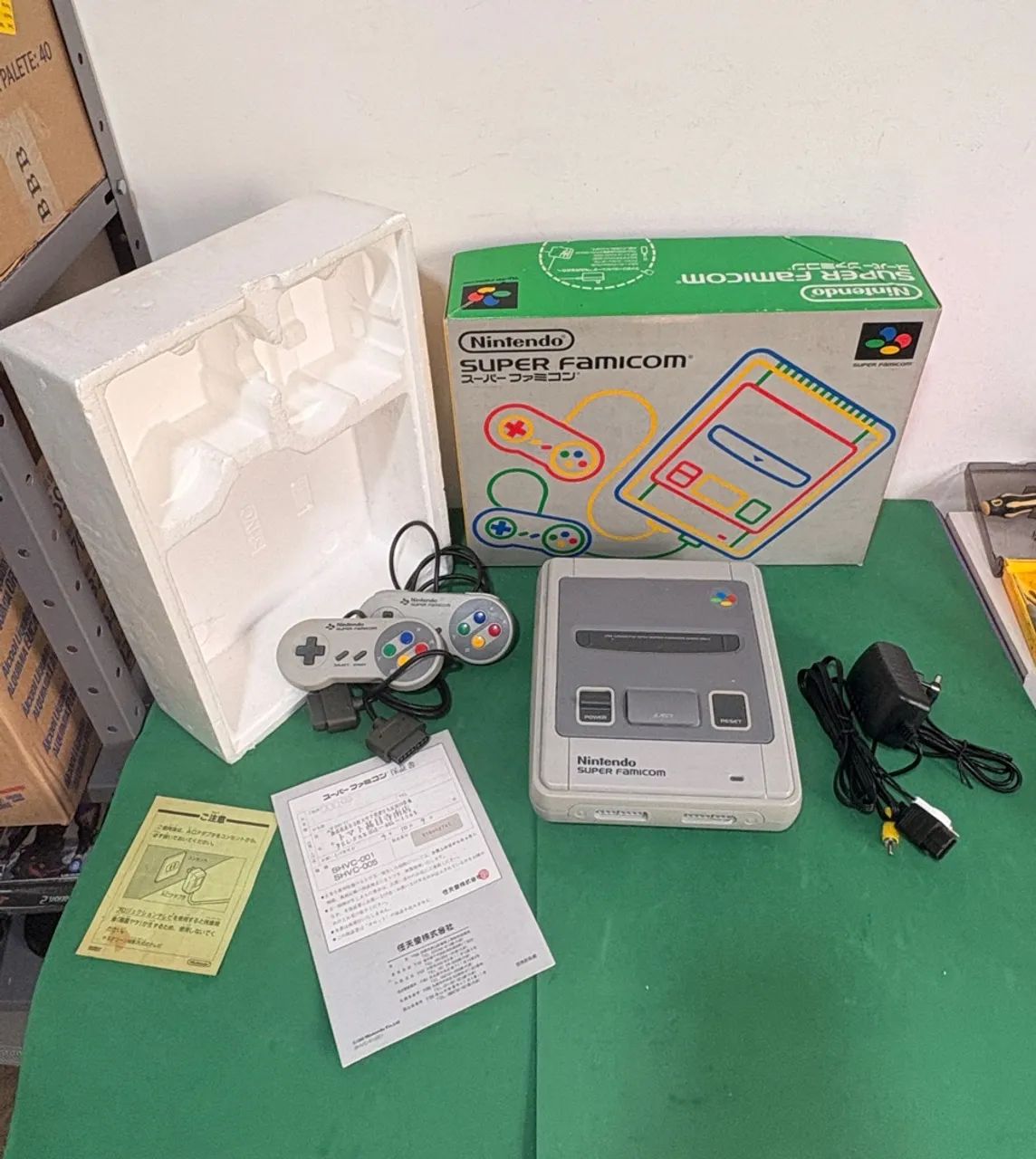 Console super famicom nintendo offboard