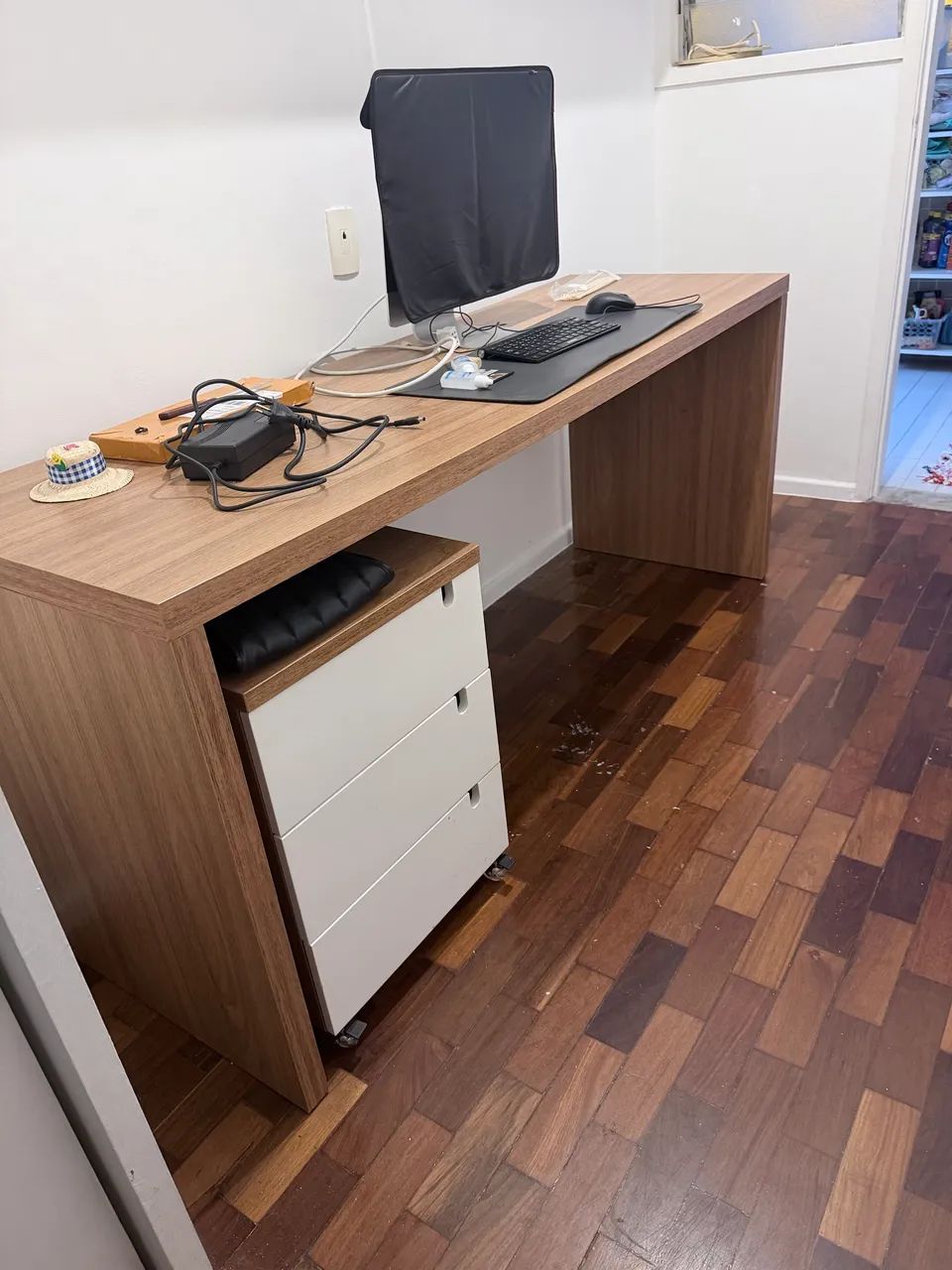 Mesa e Gaveteiro Escritório - Foto 3