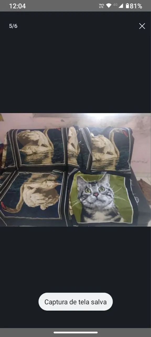 Tecido para almofadas figura animais  - Foto 2