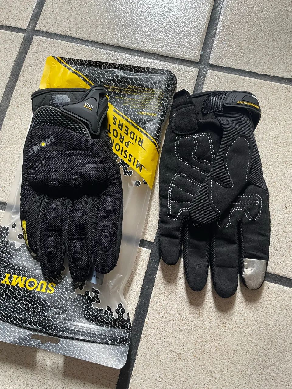Luva motociclista reforçada  - Foto 3