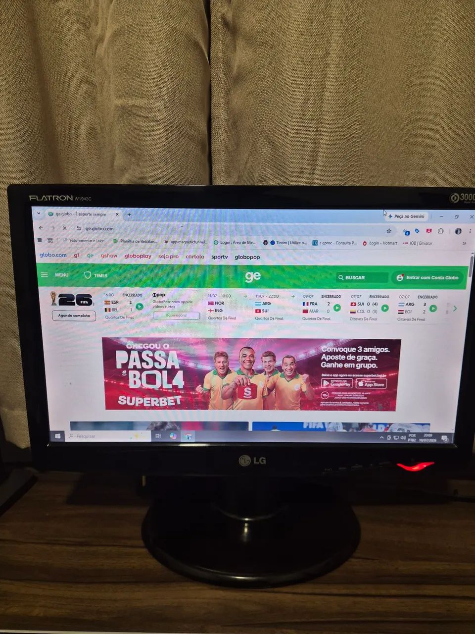 Monitor 17 Polegadas LG VGA, Com Cabo de energia e Cabo VGA