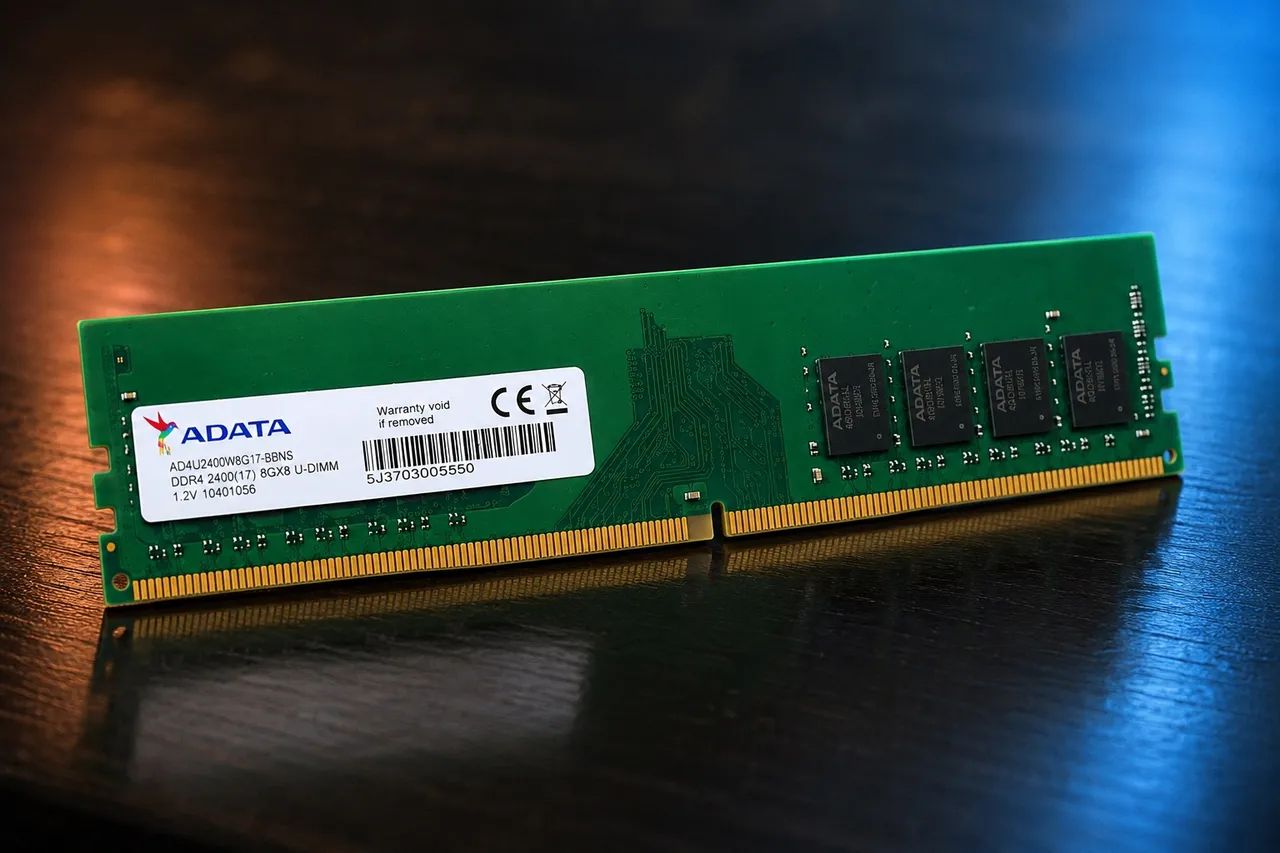 Memória RAM DDR4 8GB 2400MHz ADATA para PC Desktop - Foto 2