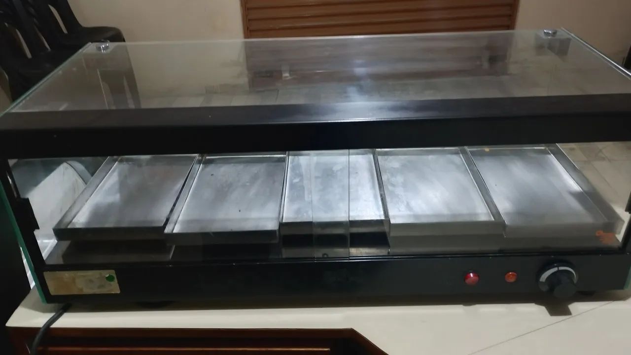 Estufa para salgados titã com 5 bandejas