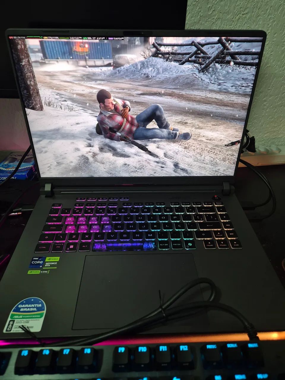 NOTEBOOK ROG STRIX G16 CORE I9 + RTX5060 + 32GB DDR5