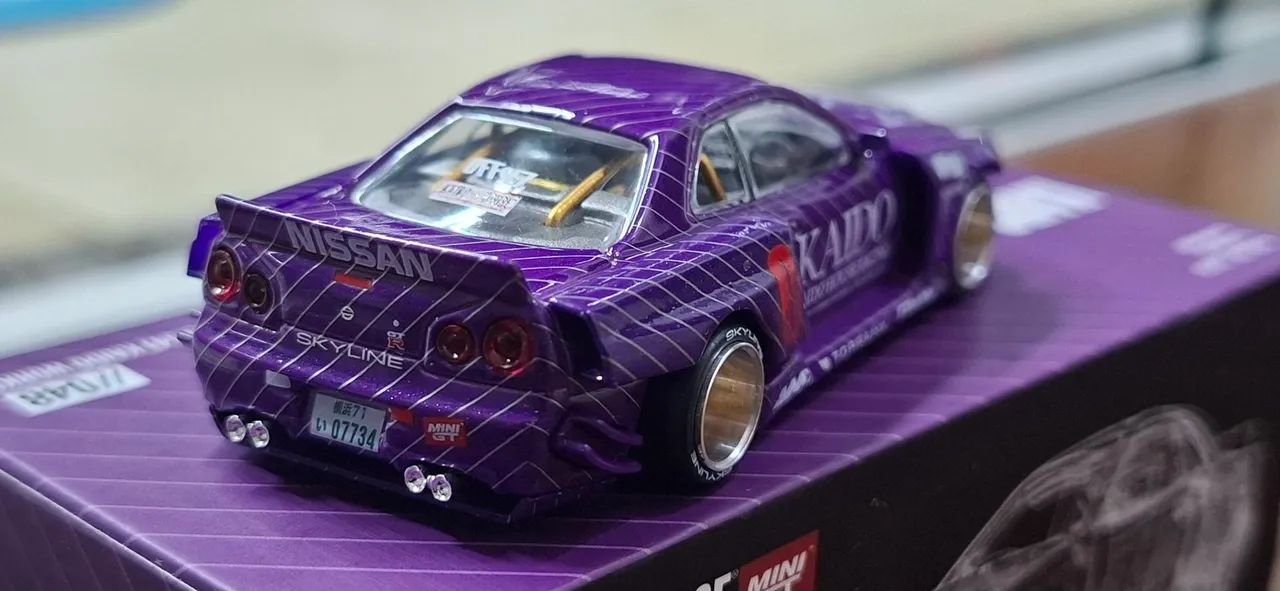 Mini gt kaido house GT-R R34 Skyline 048 - Hobbies e coleções