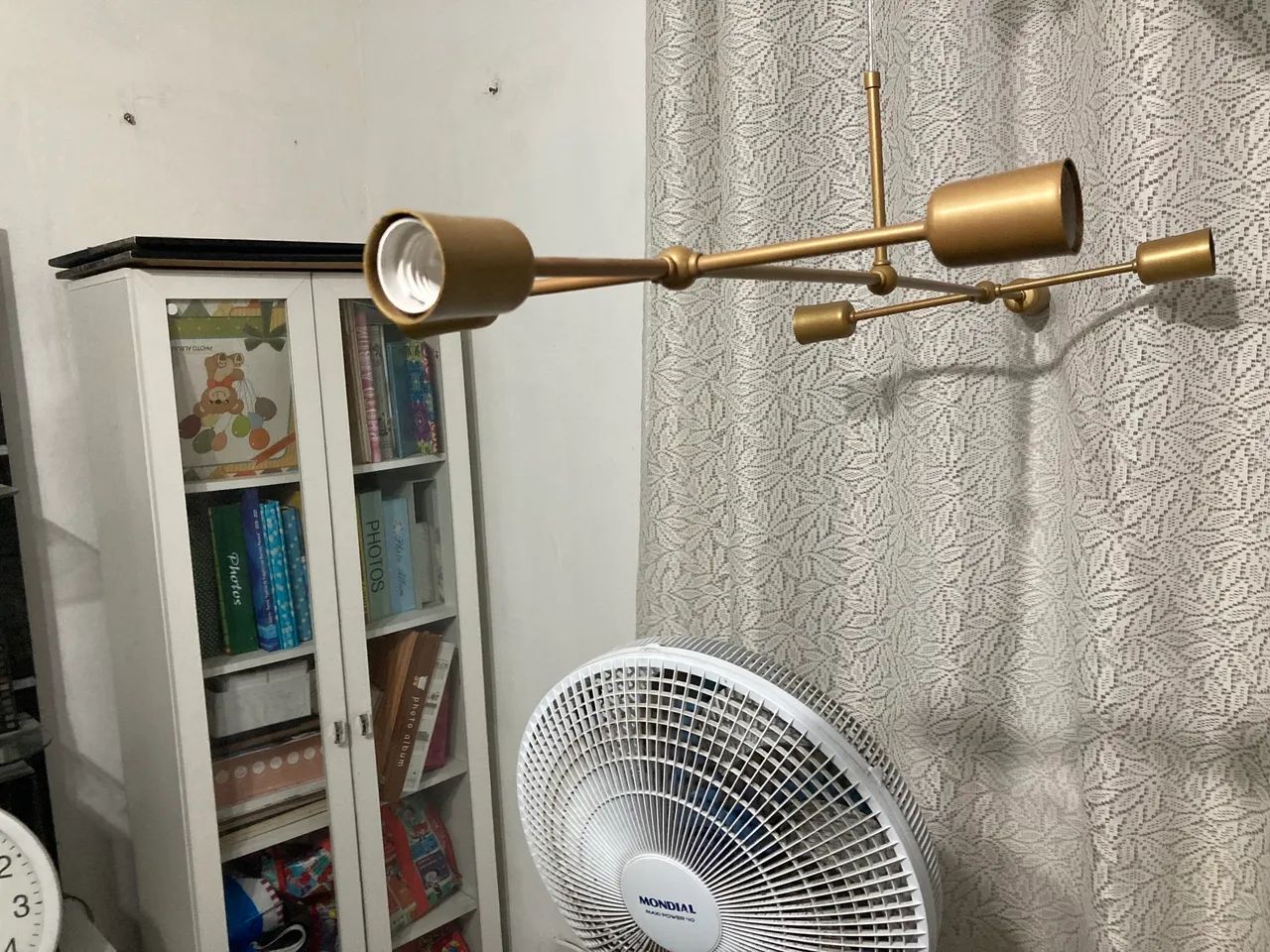 Lustre dourado moderno  - Foto 2