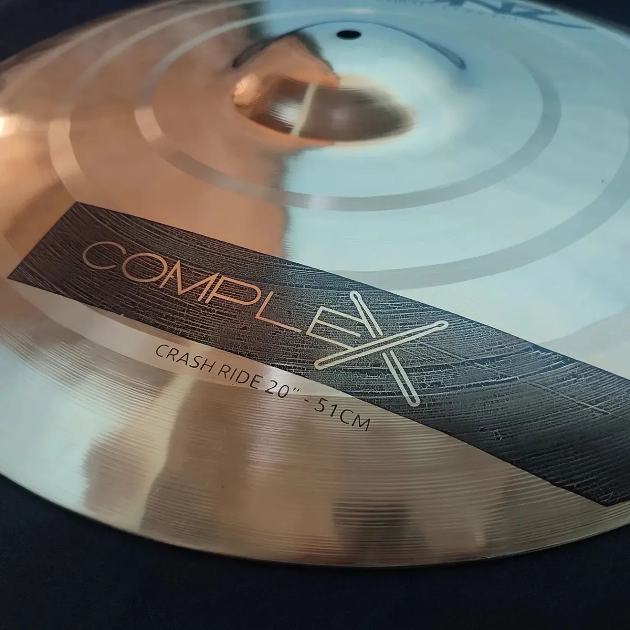 Prato Bronz Complex Crash Ride 20 - Instrumentos musicais