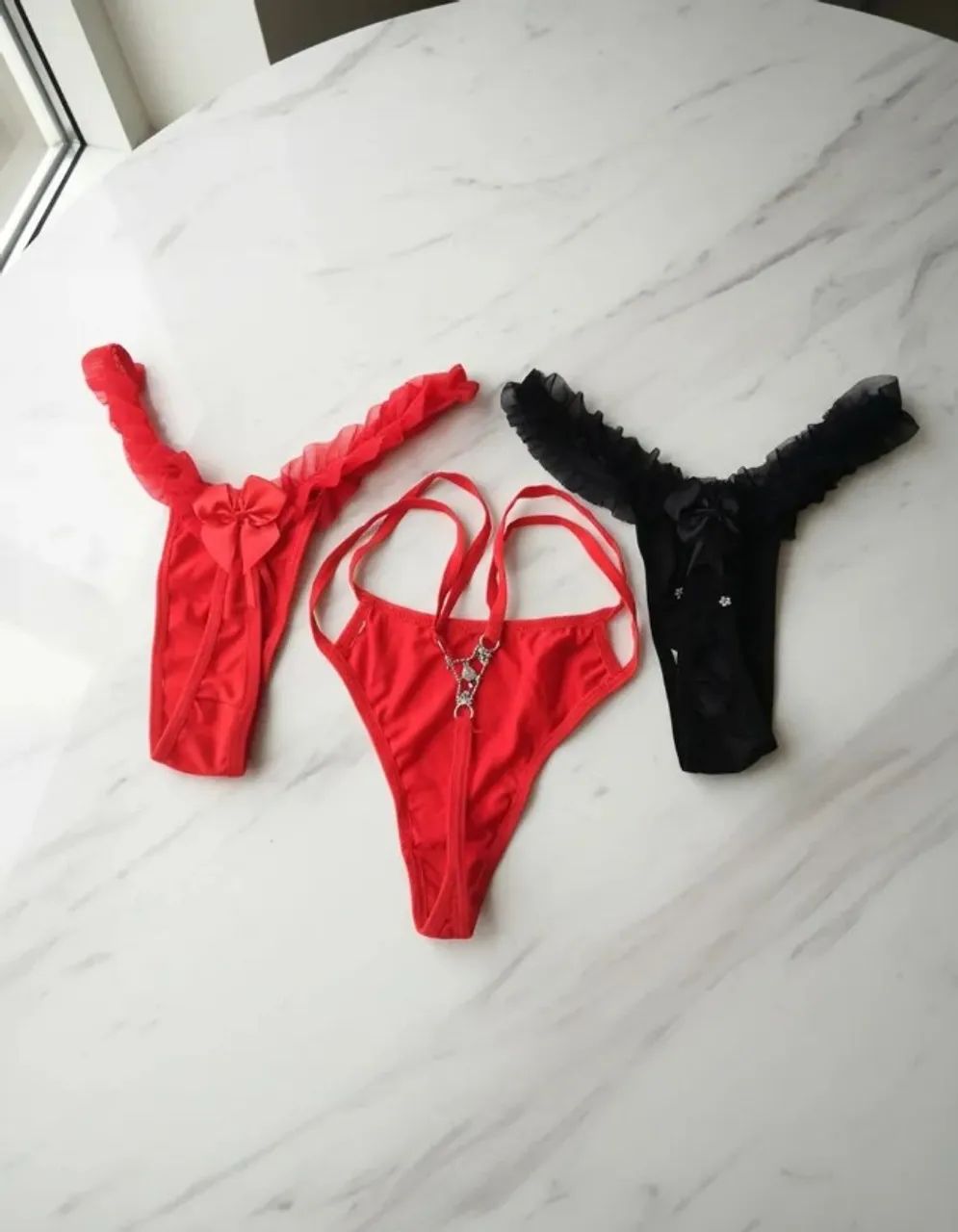 kit exclusivo com 3 calcinhas sexy - Foto 2