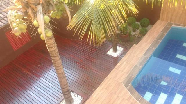 Casa com piscina sala de comércio barraco de aluguel - Foto 9
