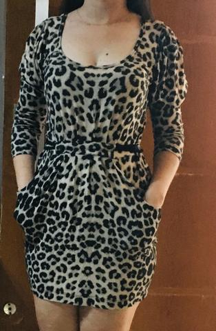 Vestido estampa onça - Foto 3