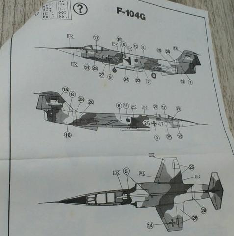 Avião de plástico para montar do Lockheed F-104C/G Starfighter, escala 1/48, da Revell - Foto 3