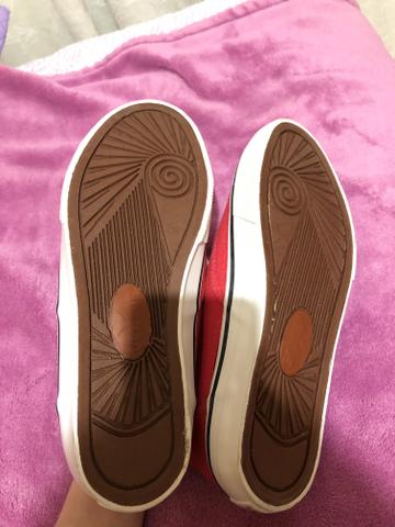Tênis Vertus Original, tamanho 38, vermelho - Foto 3