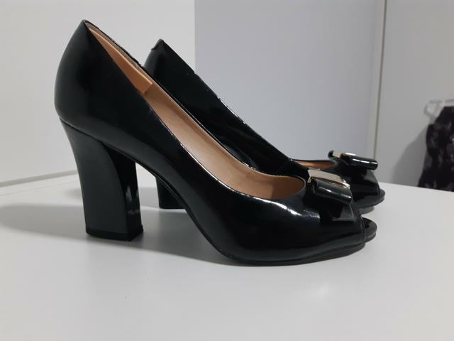 Sapatos n°34 Peep Toe Maravilhosos!!!! - Foto 3