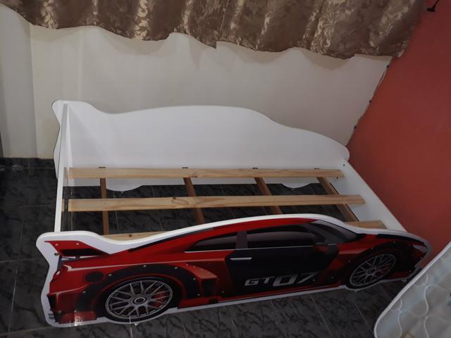 Mini cama infantil com o colchão - Foto 2