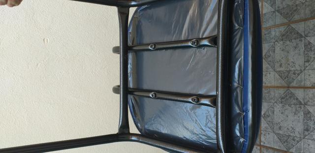 Cadeira Executiva Fixa no Courvin Azul - Foto 4
