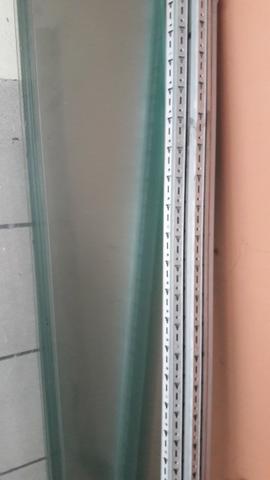 Prateleiras de vidro 28,00; Cremalheira 7, suporte 1,50 - Foto 2