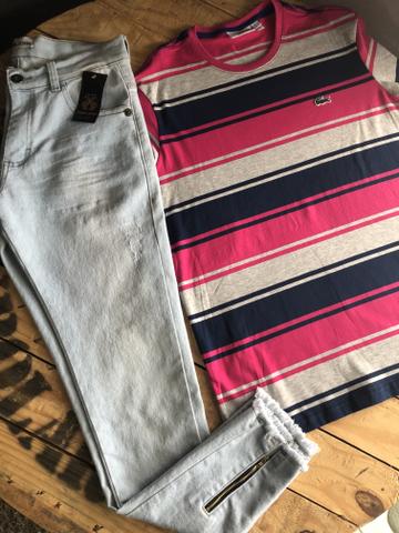 Calças bermudas camisetas shorts - Foto 6