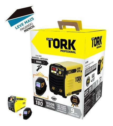 Máquina Solda Inversora 180a Aut Kab180 IE6180 com Máscara Automática Tork (Novo/Loja) - Foto 3