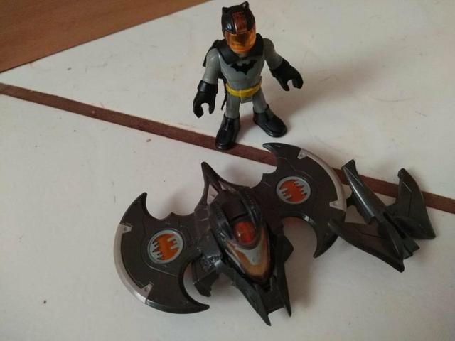 Batcaverna + Batman armadura de combate imaginext - Foto 3