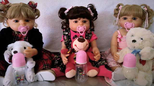 Bebê reborn 100 silicone - Foto 5