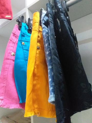 Vendo lote de shorts jeans novos na etiqueta 270 sai a 15,00 cada peças - Foto 2