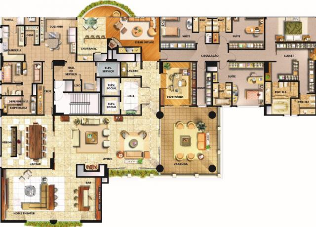 Apartamento à venda com 4 dormitórios em Batel, Curitiba cod:AP0041 - Foto 18