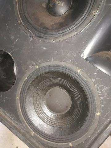 2 auto falantes de 10 polegadas 150 watts cada