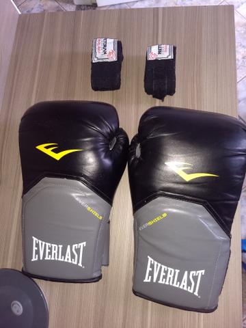 Luvas de boxe Everlast e atadura Pretorian - Foto 2