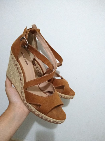 sandalia anabela sonho dos pes