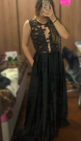 vestido de festa morena rosa