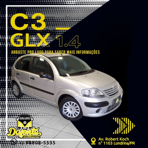C3 2008 1.4 COMPLETO IMPECÁVEL