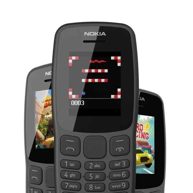 Celular Nokia 110 Preto com Rádio FM e Leitor Integrado, Câmera