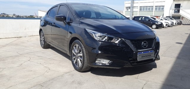 NISSAN VERSA ADVANCE 1.6 16V CVT PRETO 2020/2021