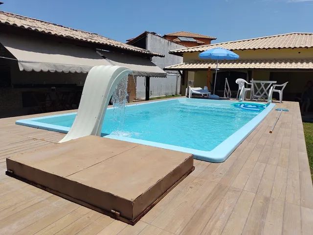 Casa com piscina e três Suites Temporada