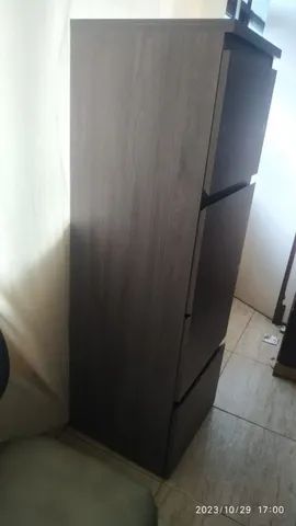 Mesa 80 x 1,80 e arquivo cinza para escritório em seminovo R$1.900,00 (61) 9  * - Foto 3