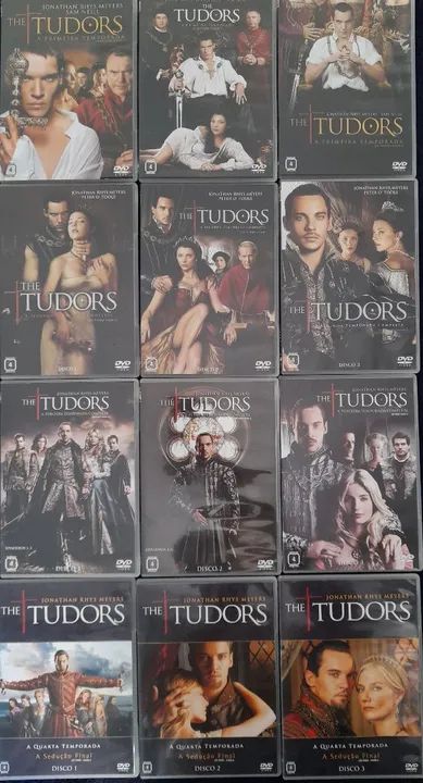 DVDs- Série The Tudors Completa ( Original)