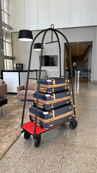 Carrinho de bagagem para hotel  - Foto 2