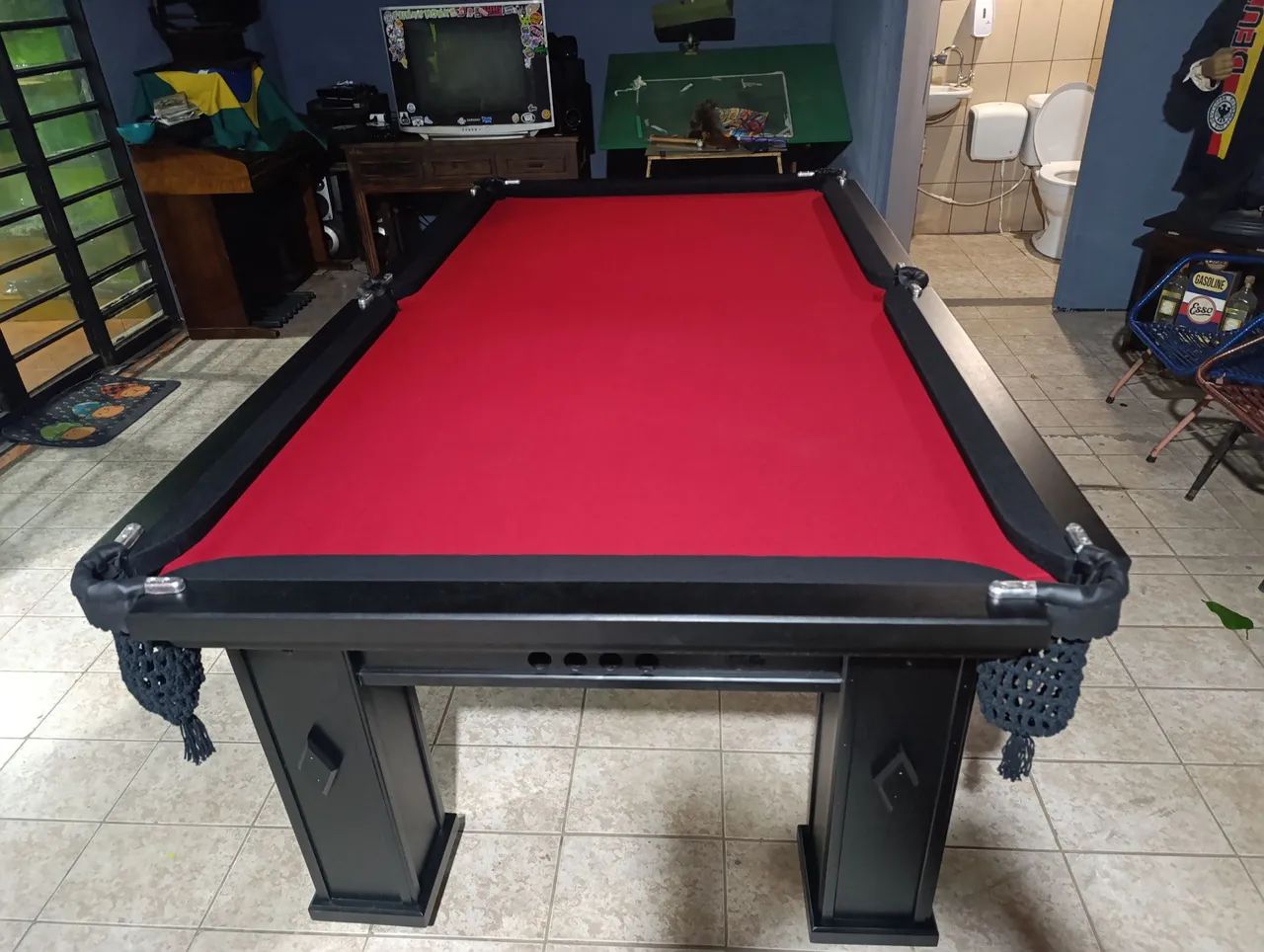 Mesa de Sinuca R4 Preta  - Foto 3