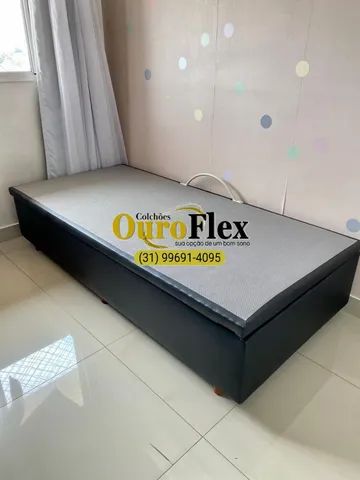 CAMA BAÚ SOLTEIRO SEM COLCHÃO!!! REFORÇADA - Foto 2