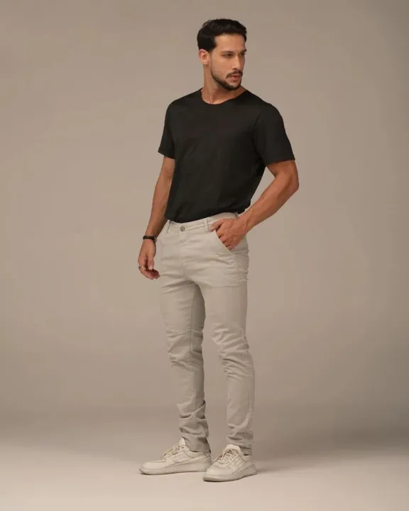Calça masculina sport fino com elastano