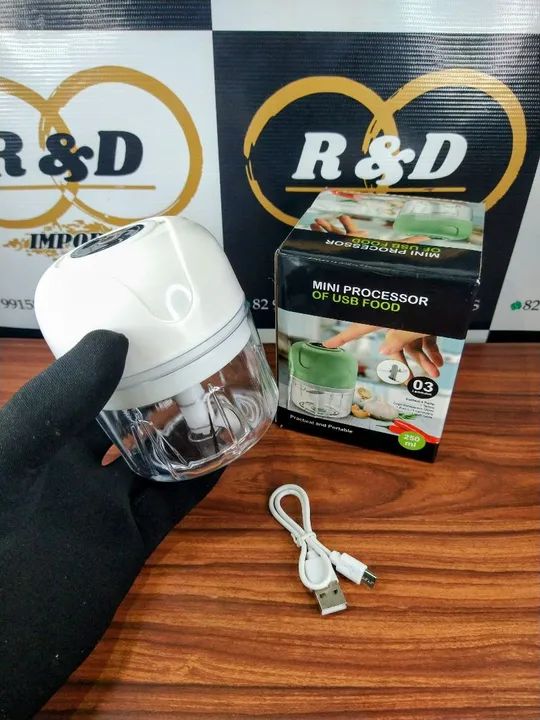 Entrega grátis!! Mini Processador de Alimentos USB Portátil - Foto 2