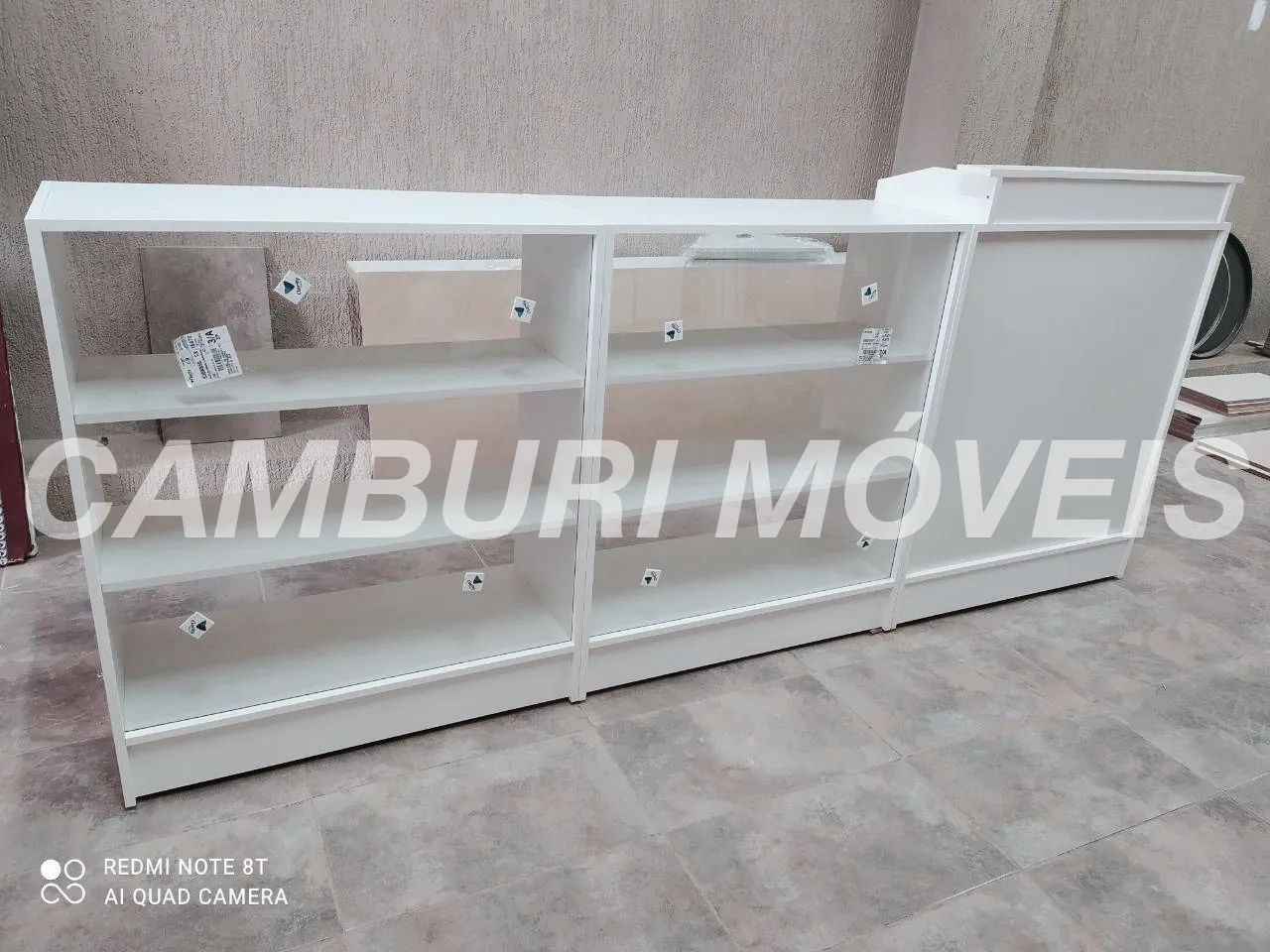 BALCÃO CAIXA FECHADO VITRINE EXPOSITORA - NOVO - ENTREGA RÁPIDA  - Foto 3
