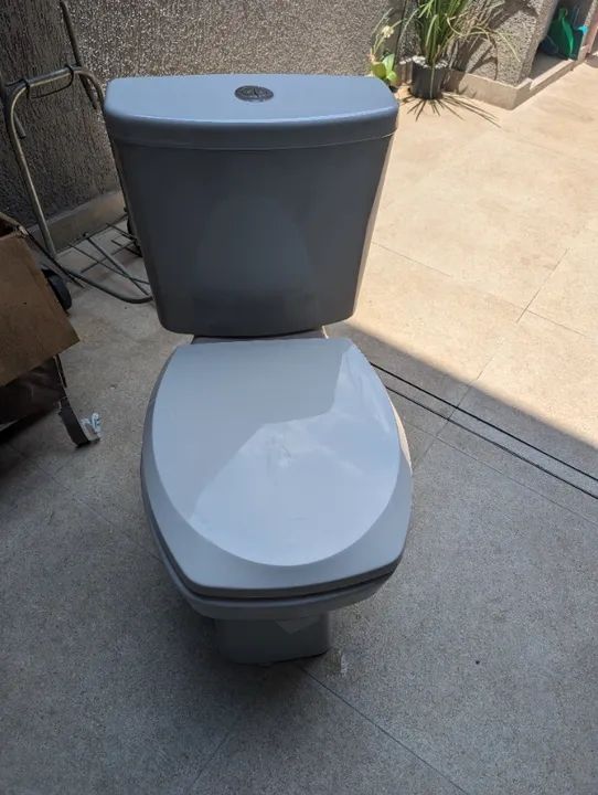 vaso sanitário cinza - Foto 4