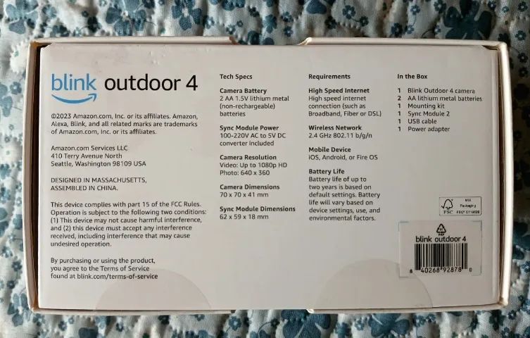 Camera Smart BLINK Outdoor 4 - Foto 4